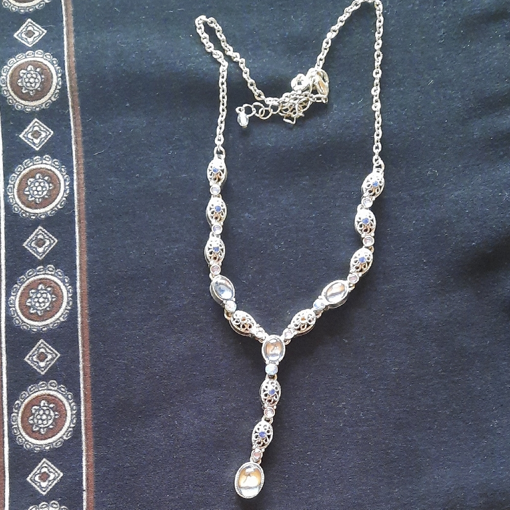 Elegant Boho style Silver Necklace